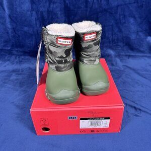 Hunter Little Kid Reflective Camo Snow Boot Boys 5 Girls 6 0505